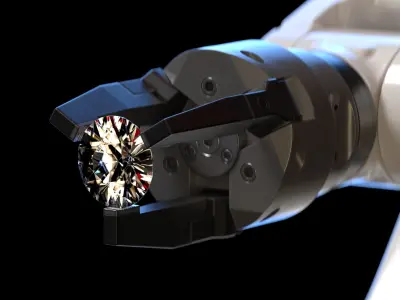  2 Industrial Robots Set 