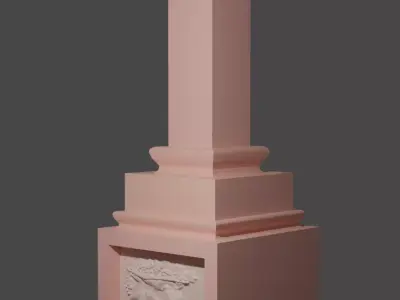 pilar 3D model Free 3D model