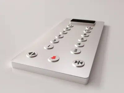 Elevator Panel 3D model