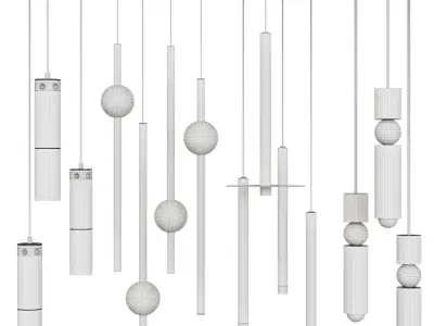 Pendant set 003 3D model