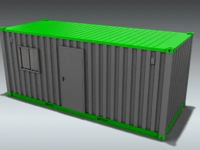 Shipping Container Office or Home 3D model