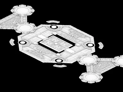 City - Floor tiles 3D model