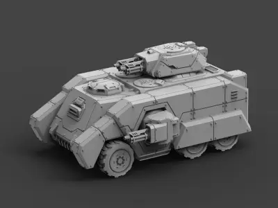 Armored Might AMV Complete Kit 3D print model