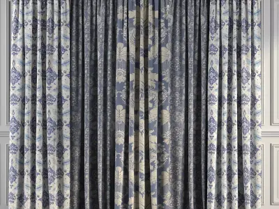 Curtain Set 77 3D model