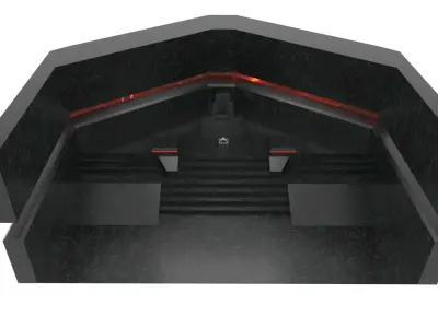 Darth Vaders Throne Room 1-6 scale Hottoys 3D print model