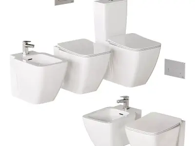 Ideal Standard STRADA II WC Full Set 3D model