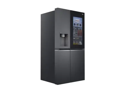 LG InstaView Refrigerator Low-poly 3D model