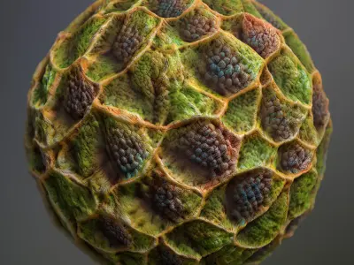 Material Skin Alien 25 Seamless PBR Texture Texture