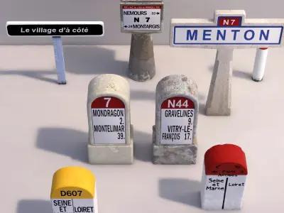 Route Nationale 7 3D model