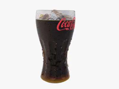 Coca-Cola Glass 3D model