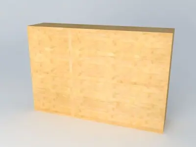 Cabinet Shelf DOORS HREG6FP 12 17 BRW Milano Oak 3D model