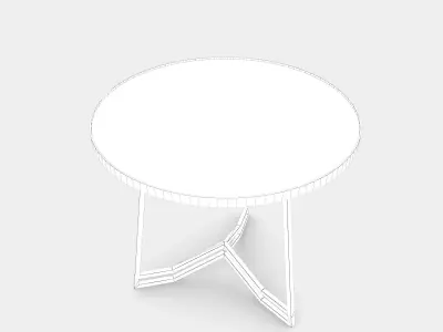 Bronze side table 3D model