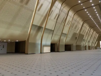 Convention Center Building 3D model