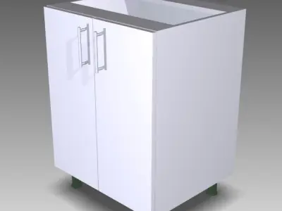 KitchenBox TextureFree Free 3D model