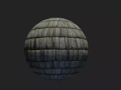 Roof Wood - PBR Texture
