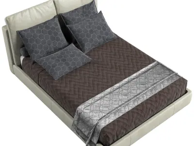 Alba Opera Contemporary Massimosistema Bed 3D model