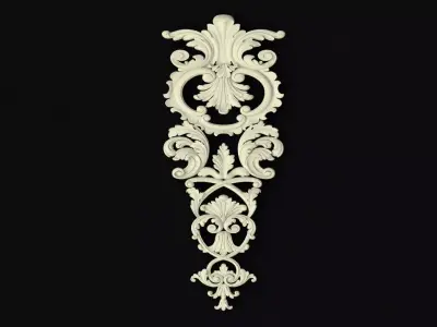 dekor ornate design 3D model 4