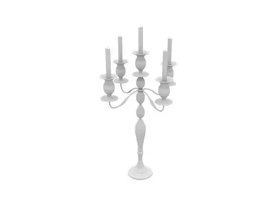 candlestick 3D model