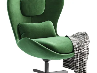 Armchair LAZY CS3373 C LH 3D model