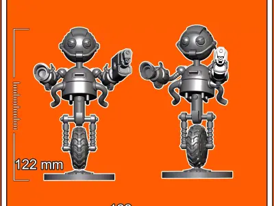 Robot Character  3D print model