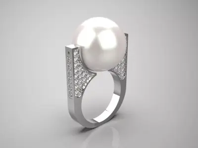 Artistic Volume stl 3d printable Ring model pr0038 3D print model purchase
