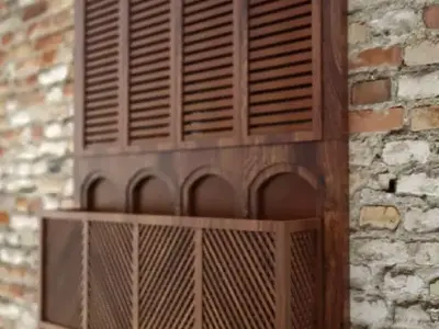 Arabic Window Mashrabiya 3D model