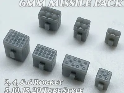 Mech Weapons Pack of 21 3D print model