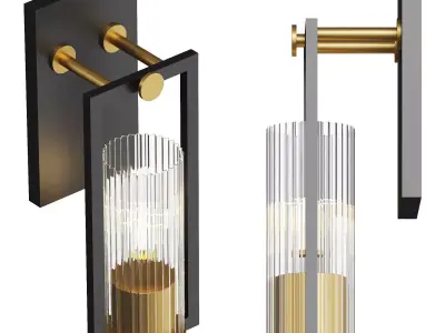  Stiffel Ramos Industrial Modern Wall Light 3D model