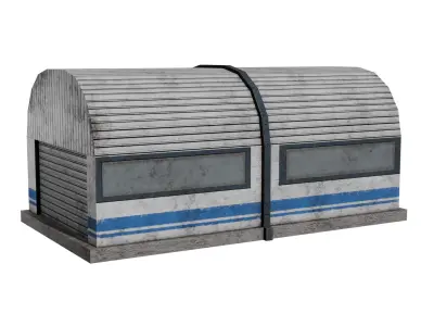 Warehouse 6 Low-poly 3D model purchase