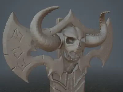 printable throne 3D print model