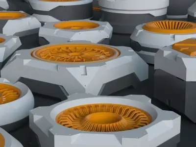 Sci-Fi Details Kit-Bash VOL03 3D model