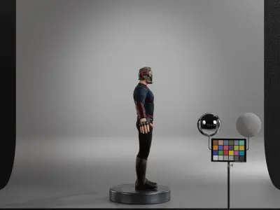 Star-Lord Low-poly 3D model