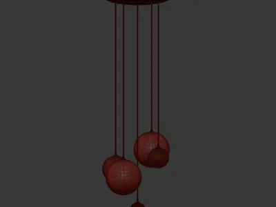 Magic Cluster Pendant light 3D model