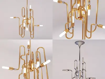 Delightfull Clark chandelier 3D model