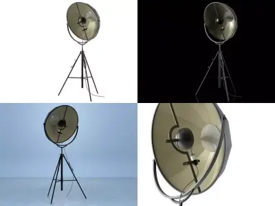Fortuny Floor Lamp 3D model
