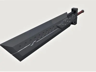 Fusion Sword from Final Fantasy VII 3D print model