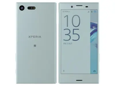 Sony Xperia X Compact Mist blue 3D model