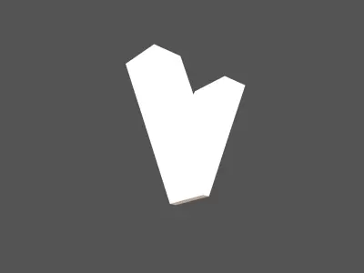 Voyager Token v1 001 Low-poly 3D model