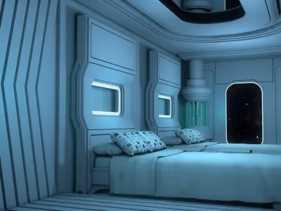 Sci Fi Room 3D model