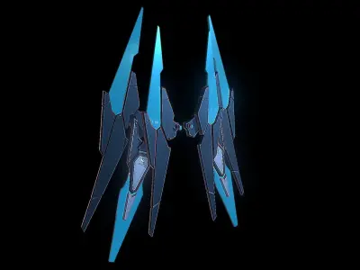 Robot Wings Low-poly 3D model shop