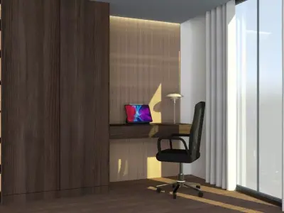 CLOSET DISK TABLE  3D model