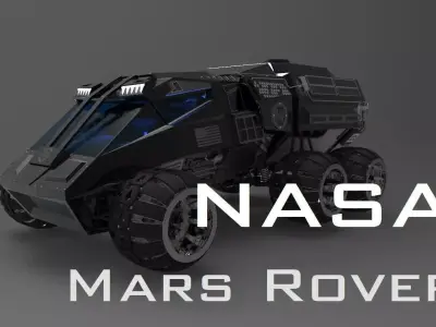 NASA Mars Rover Concept 3D model