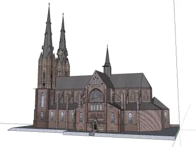 Architecture-Religion-God-Culture-Temple-040 church 3D model
