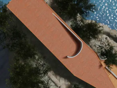 Casa Malaparte - Complete design and reconstruction 3D model
