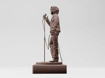 jim morison the doors - 3d printable 3D print model
