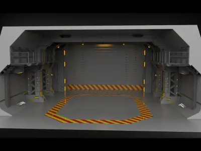 gates for the tunnel 3D model