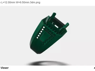 Men Ring With Asscher Cut Center Stone 3D print model