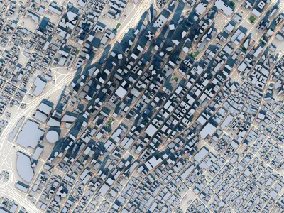 Los Angeles City United States 3D model