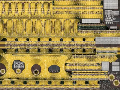 Fire Hydrant Low-poly 3D model