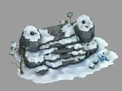 Kunlun Snow Mountain - Shiti 25 3D model